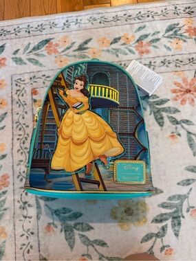 Loungefly Disney Beauty and the Beast Belle Library Mini Backpack princess girly